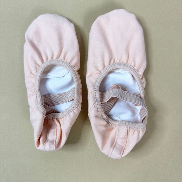Capezio 2037W Hanami Ballet Shoes Light Pink Peach Canvas Split Sole Size 4M NIB - Picture 4 of 8